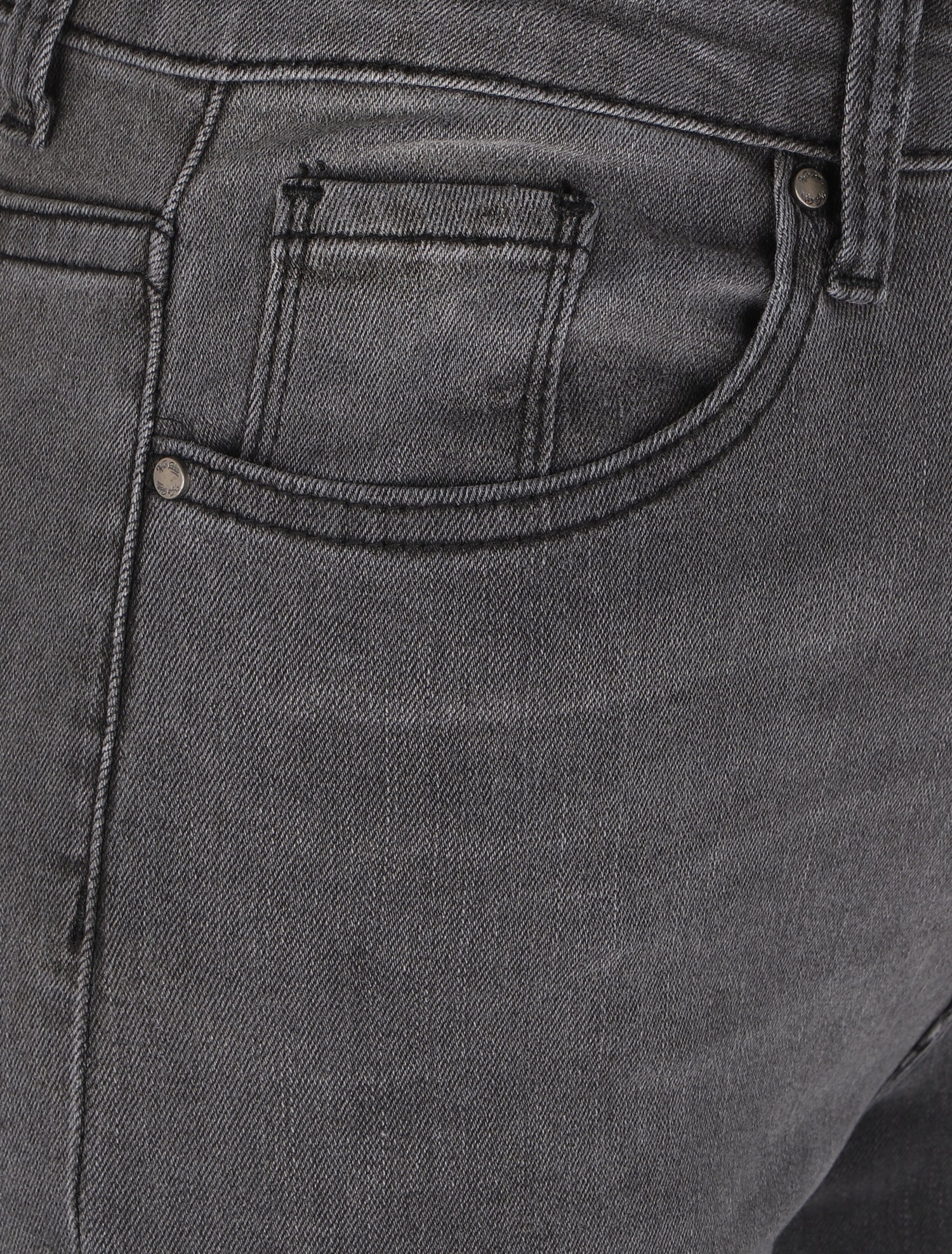 Jean coupe droite délavé - Anthracite - 3