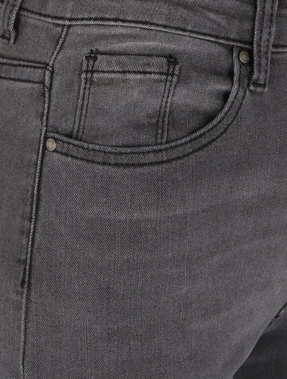 Jean coupe droite délavé - Anthracite - 3
