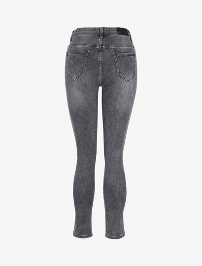 Jean slim effet blanchi - Anthracite - 2