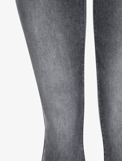 Jean slim effet blanchi - Anthracite - 3
