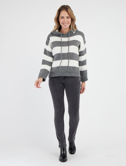 Jean coupe slim 5 poches - Gris