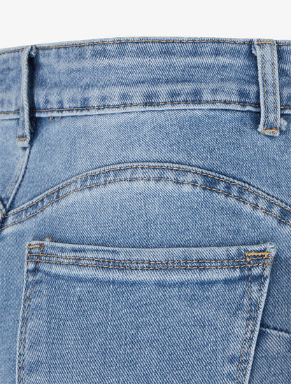 Jean push-up wide leg - Bleu clair - 3