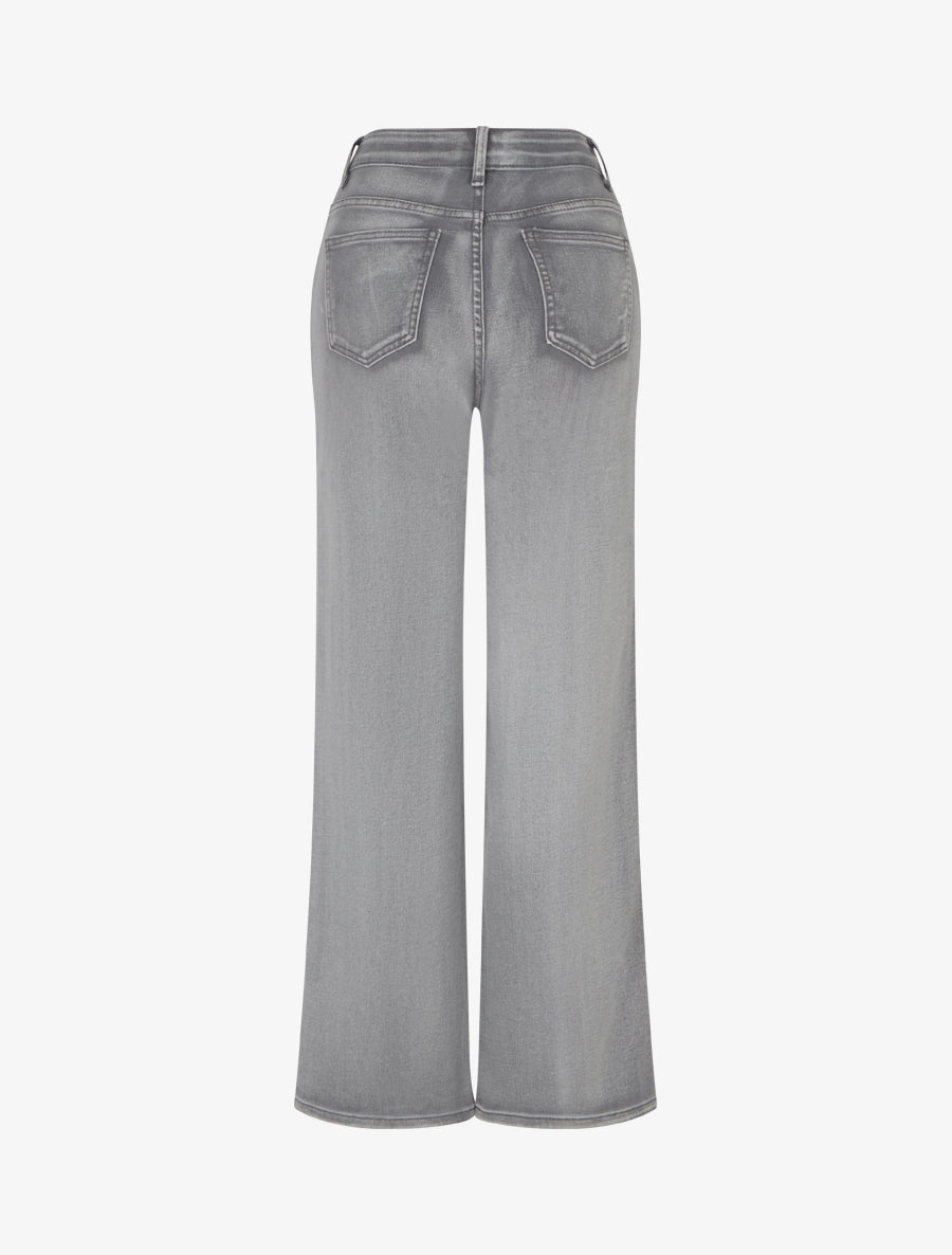 Jean standard wide leg coupe droite - Gris - 2