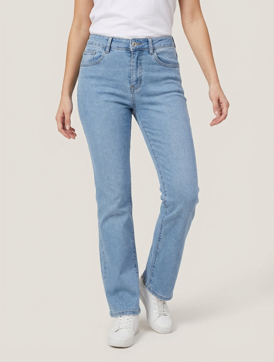 Jean standard coupe droite - Bleu