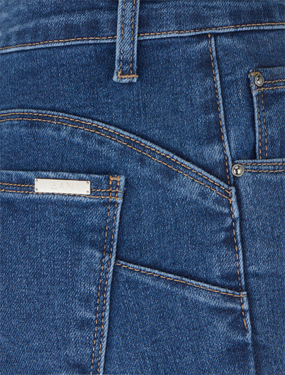 Jean push up coupe skinny - Bleu - 3