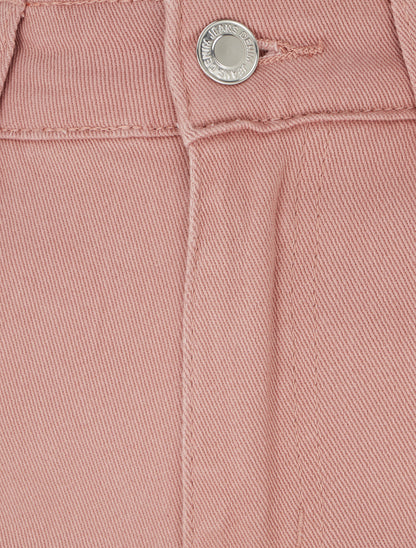 Jean mom taille haute - Vieux rose - 3