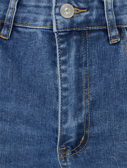 Jean mom taille haute - Bleu denim - 3