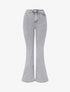 Jean flare push up taille haute - Gris clair - 1