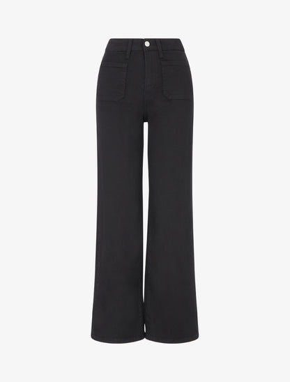 Jean coupe droite à 4 poches - Noir - 1