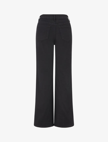 Jean coupe droite à 4 poches - Noir - 2