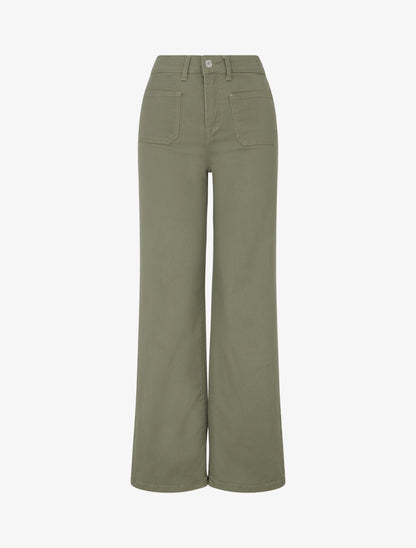 Jean coupe droite à 4 poches - Kaki - 1