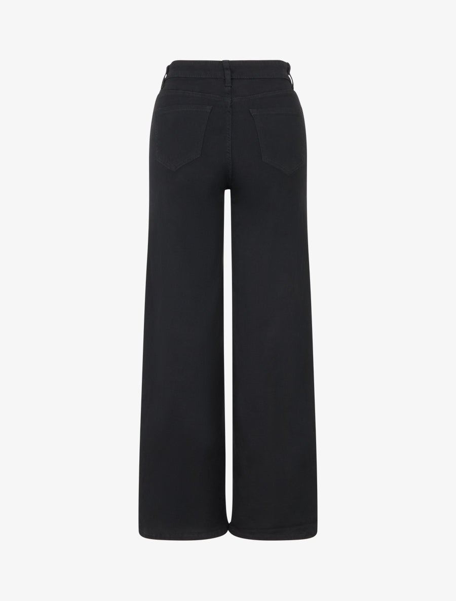 Jean wide leg taille haute - Noir - 2