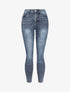 Jean skinny à taille standard - Bleu denim - 1