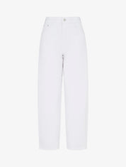 Jean ballon taille standard 5 poches - Blanc