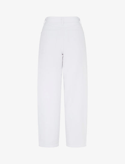 Jean ballon taille standard 5 poches - Blanc