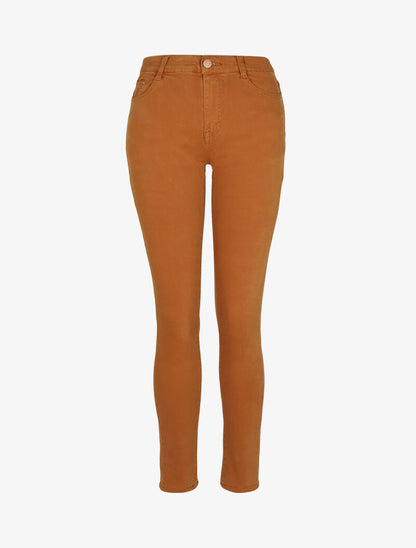 Jean slim à taille standard - Camel - 4