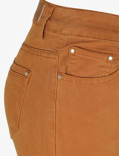 Jean slim à taille standard - Camel - 3
