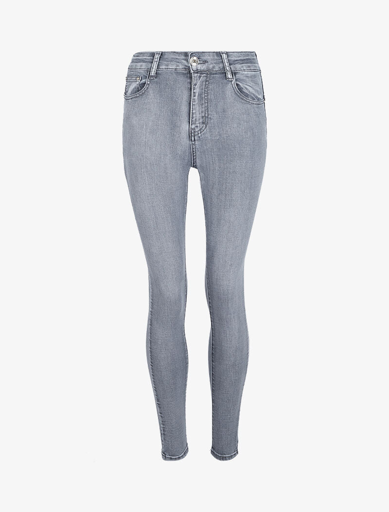 Jean ultra skinny taille standard - Gris - 3