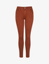 Jean slim uni taille haute - Rouille - 4