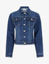 Veste en jean ajustée - Bleu - 1