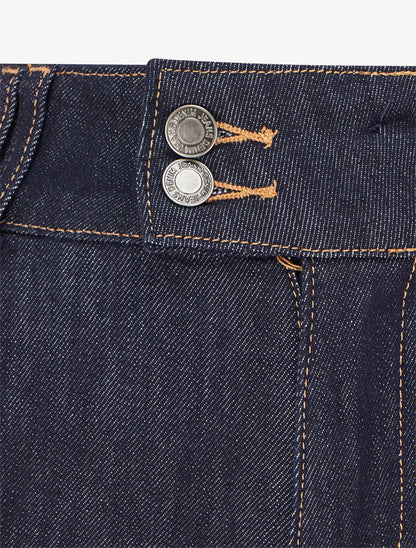 Jean wide leg coupe ample - Bleu brut - 3