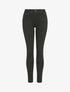 Jean slim uni à taille standard - Noir - 4