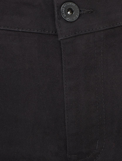 Jean uni coupe droite - Noir - 3