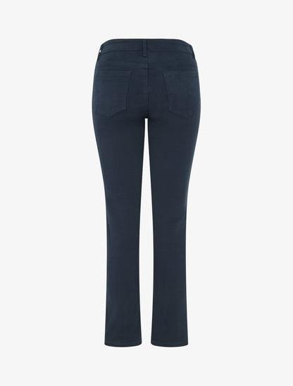 Jean uni coupe droite - Marine - 2