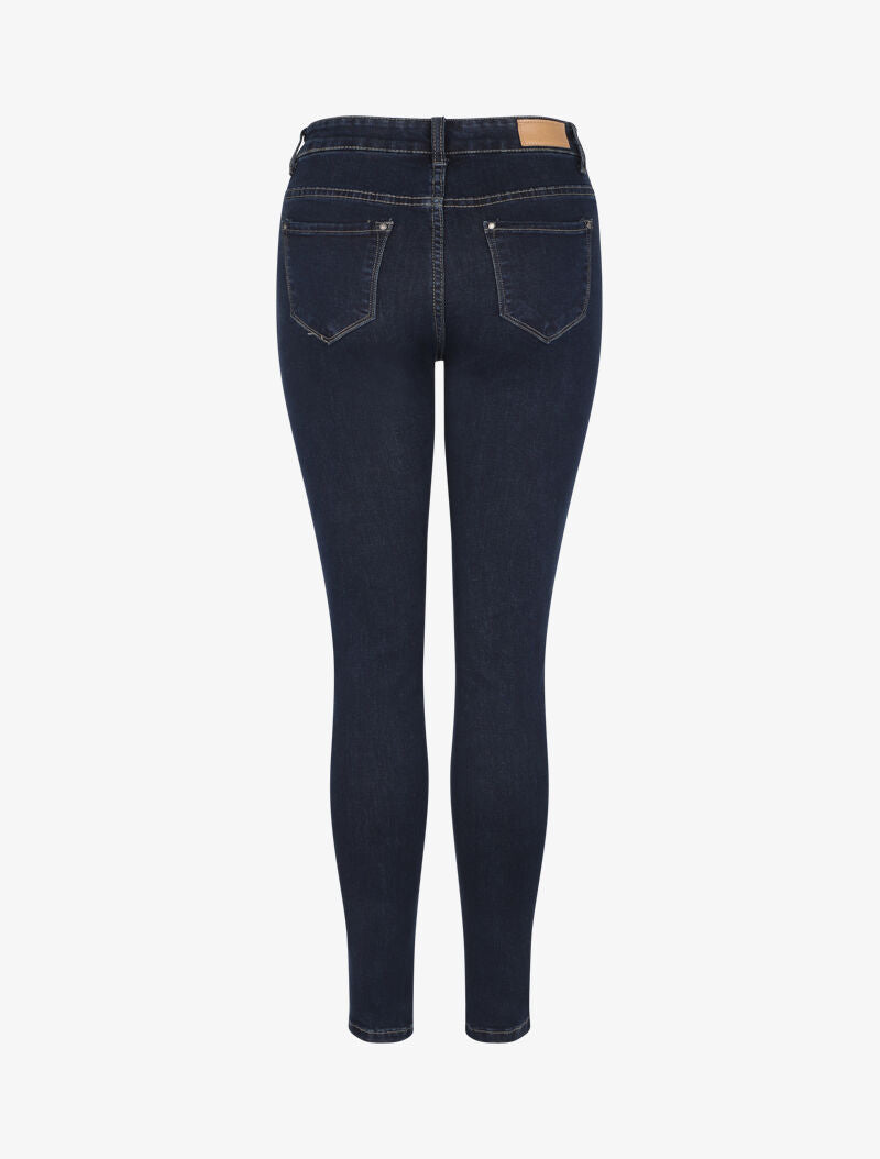 Jean slim à taille standard - Bleu denim - 2