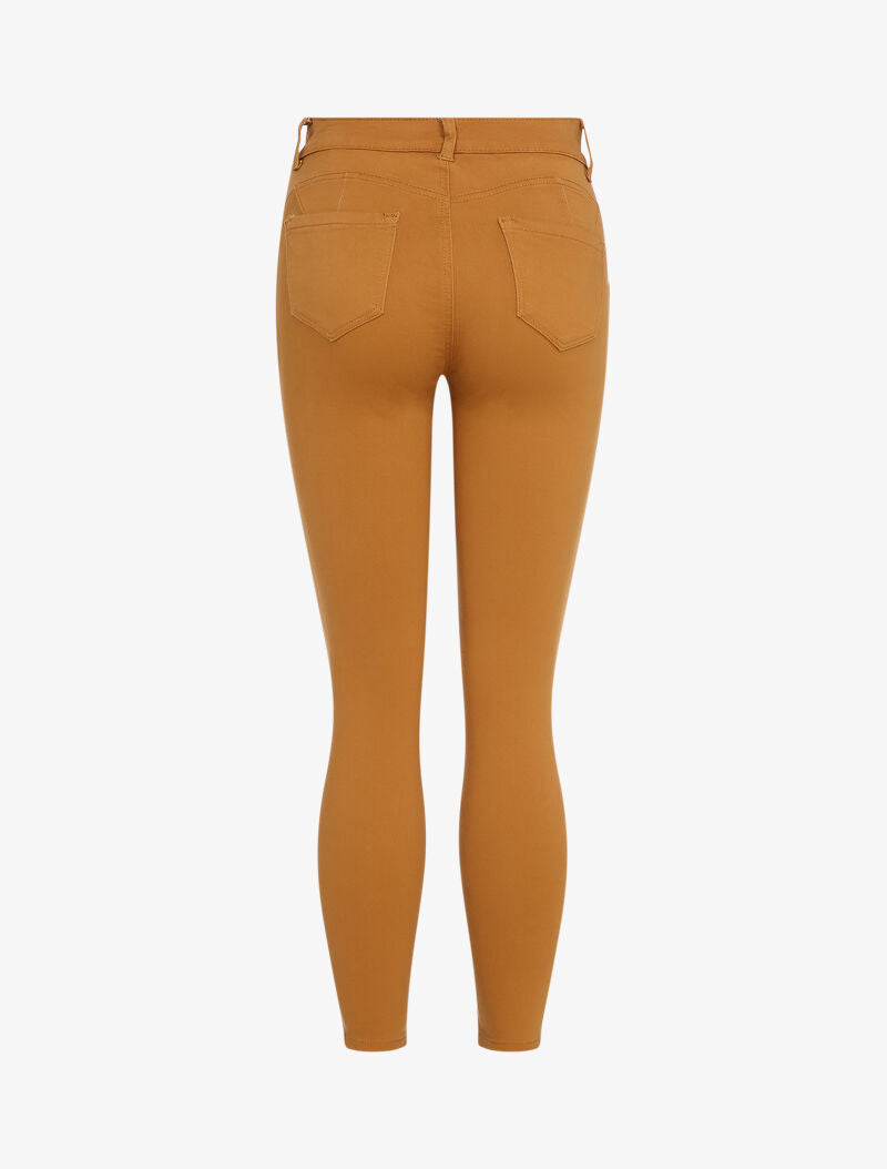 Jean slim uni - Moutarde - 2