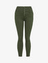 Jean skinny boutonné - Kaki - 1