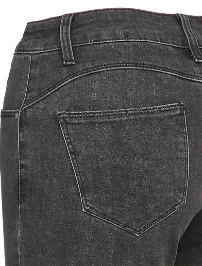 Jean slim à taille haute - Gris foncé - 3