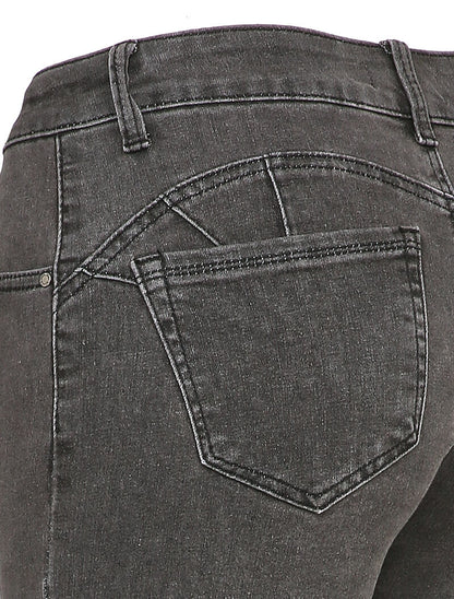 Jean skinny à taille standard - Gris - 3