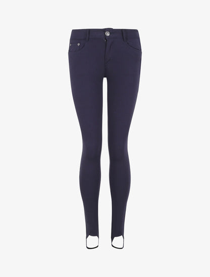 Fuseau style jean stretch - Marine - 4