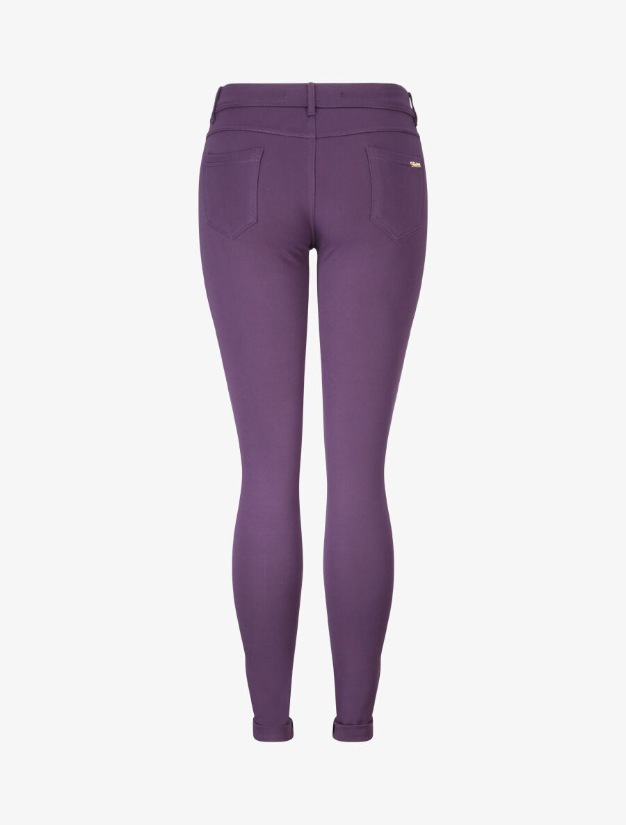 Pantalon ultra skinny uni - Violet - 2