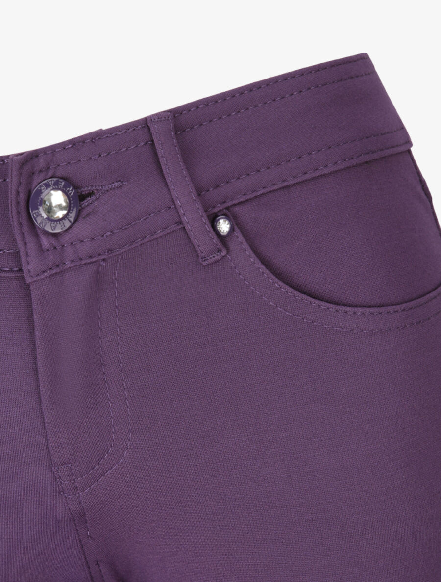 Pantalon ultra skinny uni - Violet - 3