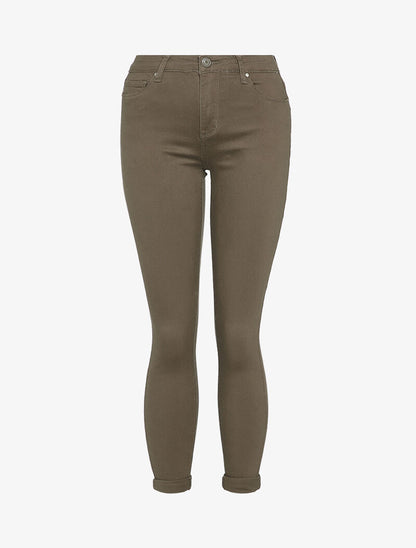 Jean skinny uni casual - Taupe - 1