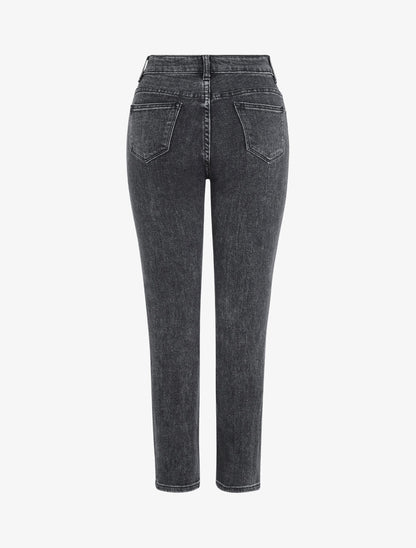 Jean stretch à taille standard - Gris foncé - 2