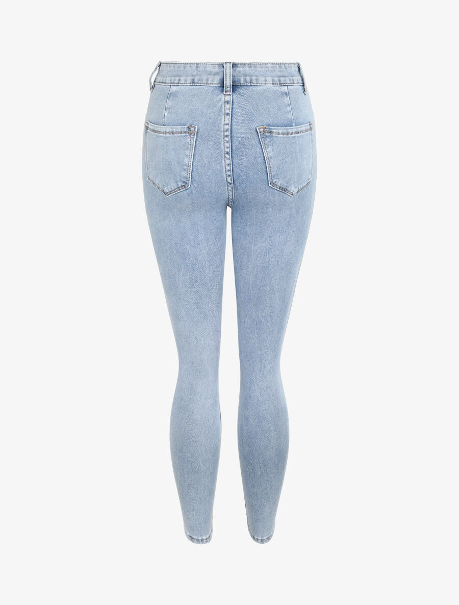 Jean stretch coupe skinny - Bleu clair - 2