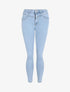 Jean push up à taille haute - Bleu - 3