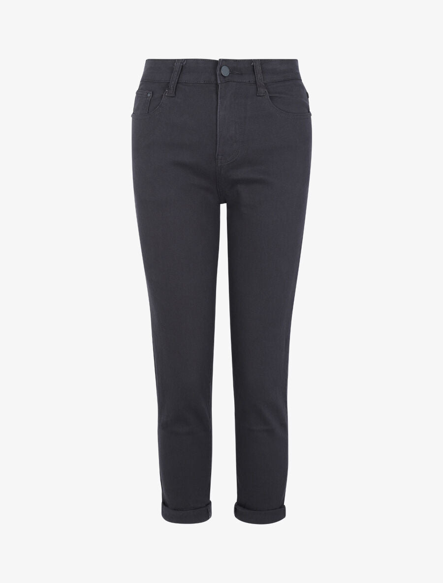 Jean mom 7/8 - Gris foncé - 1