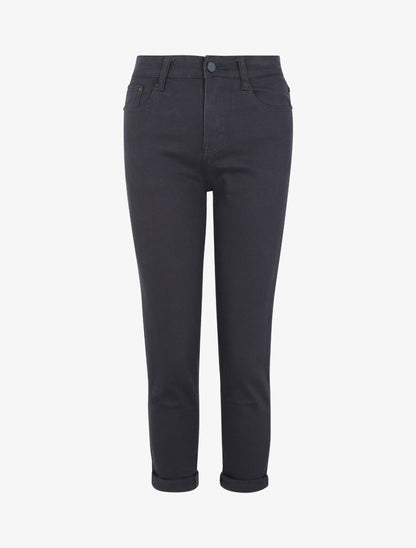 Jean mom 7/8 - Gris foncé - 1