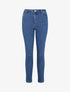 Jean slim uni grande taille - Bleu denim - 1