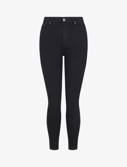Jean skinny à taille standard - Noir - 1