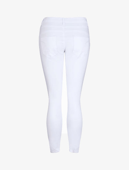 Jean slim effet froissé - Blanc - 2