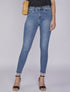 Jean skinny à bords effilochés - Denim clair - 5