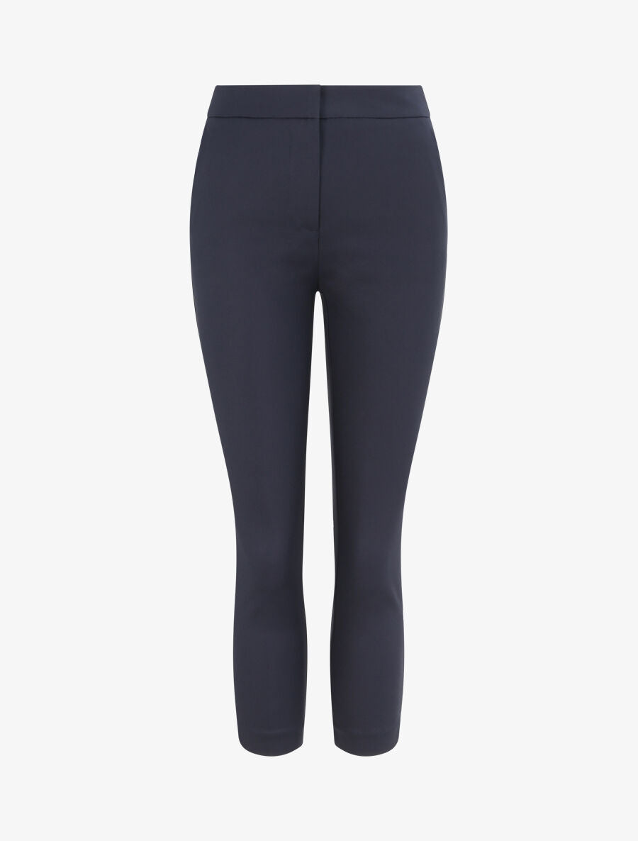 Pantalon droit uni - Marine - 1