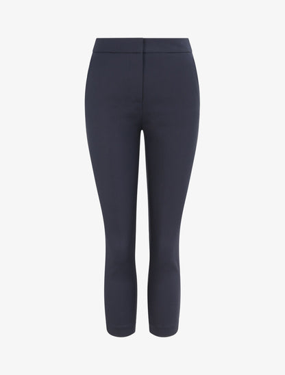 Pantalon droit uni - Marine - 1
