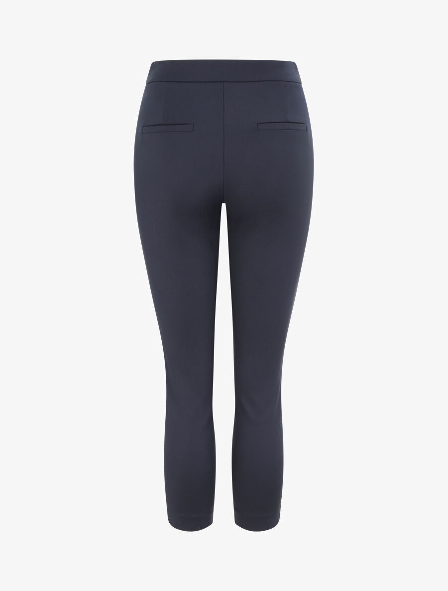 Pantalon droit uni - Marine - 2