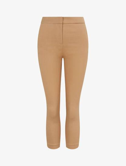 Pantalon droit uni - Beige - 1